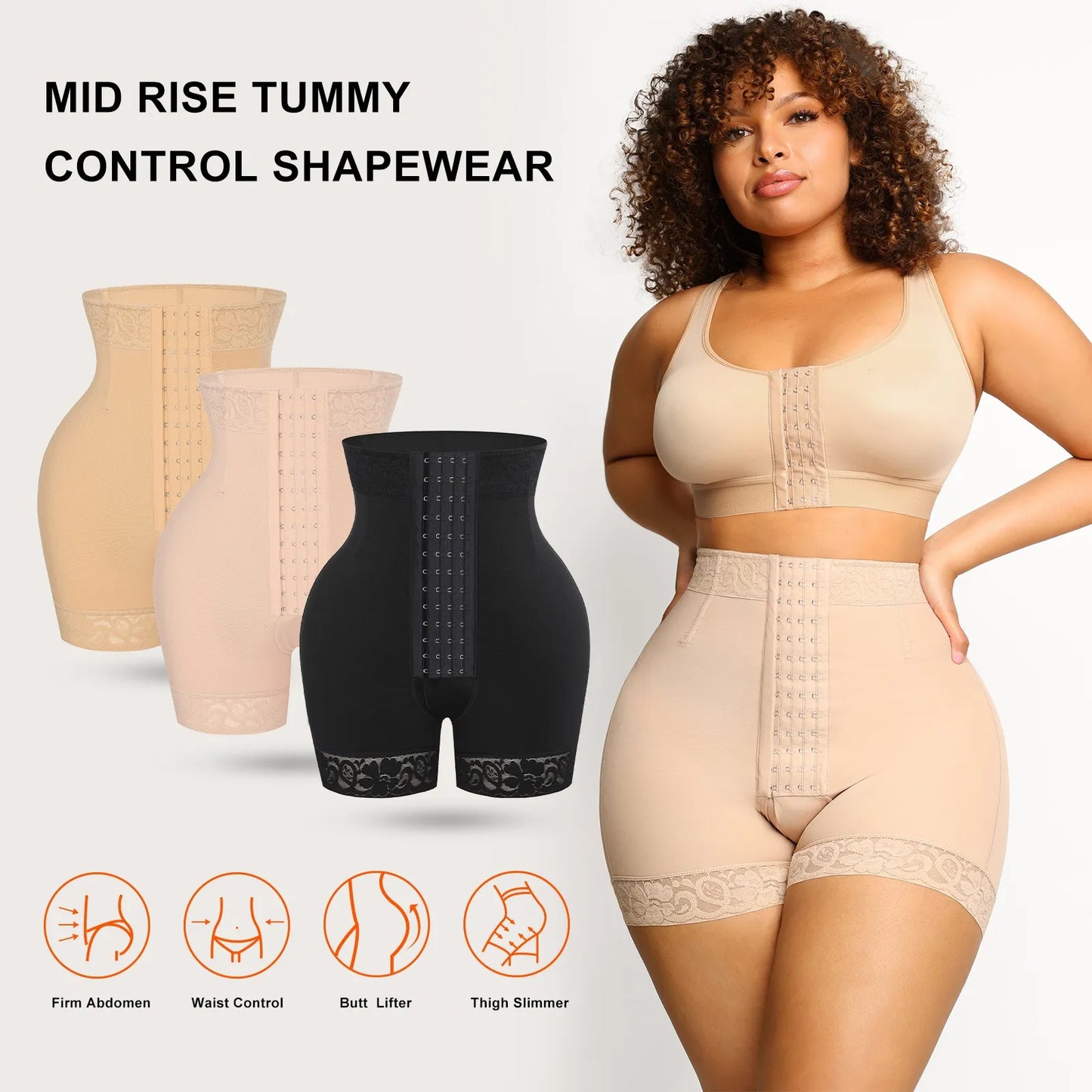 CurveControl™ Shapewear Shorts - perlanotturna