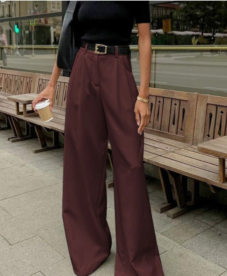 Velina – Flowy Wide-Leg Pants for Women | Effortless, Trendy & Comfy - perlanotturna