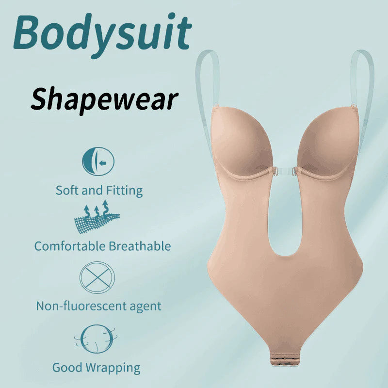 Elysia™ - Backless Sculpting Bodysuit - perlanotturna