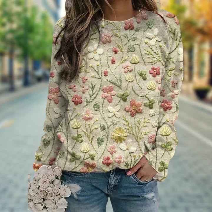 Florin™ – Women's Floral Hoodie - perlanotturna