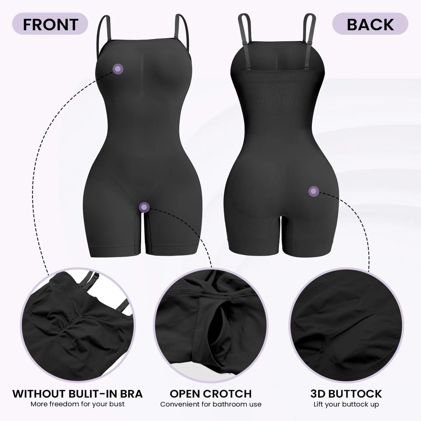 FormMuse™ Strapless Bodysuit - perlanotturna