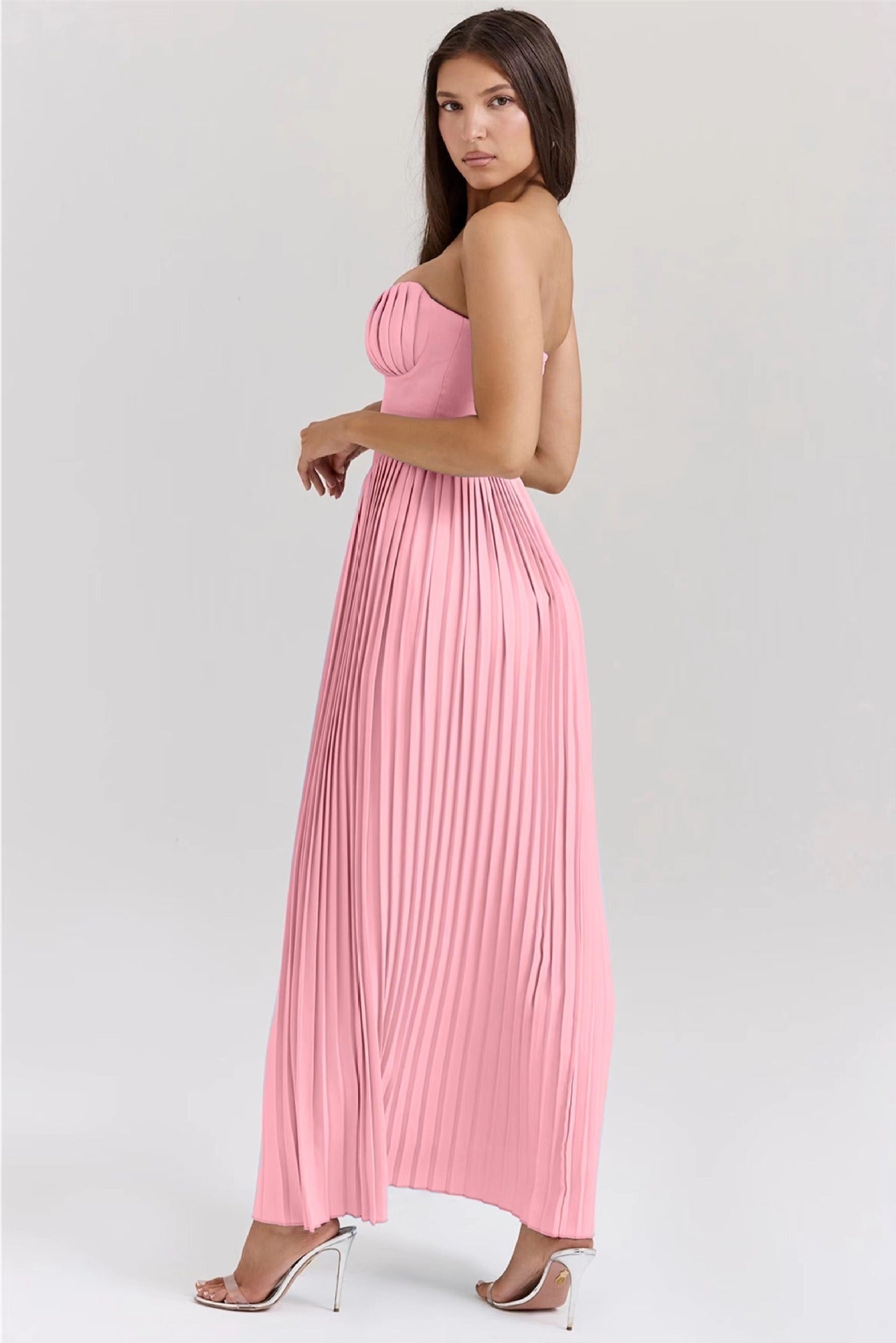 MARCELLA | Maxi Dress with Gentle Fall - perlanotturna