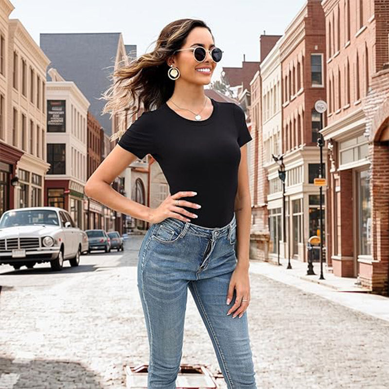 Evora – Seamless Crewneck Bodysuit