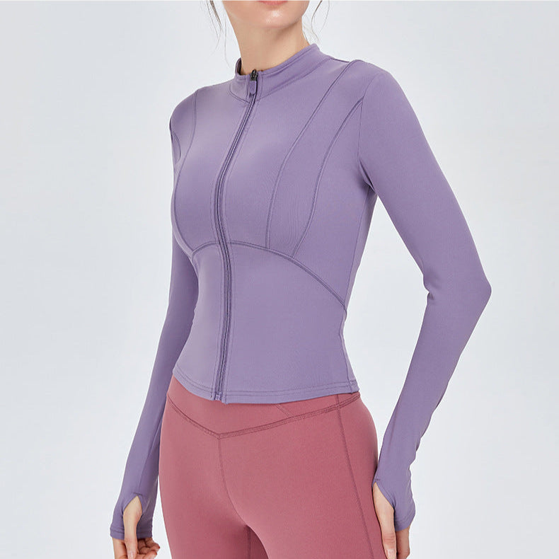 Seraya – Slim Fit Yoga Jacket - perlanotturna