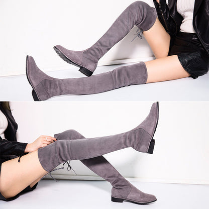 Lyrisa – Chic Over-the-Knee Suede Boots for Women | Women’s Fashion Clothing Online - perlanotturna
