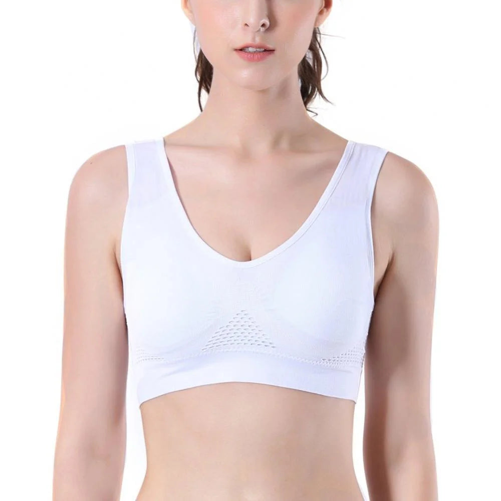 LiftLuxe™ Breathable Anti-Sag Bra - perlanotturna
