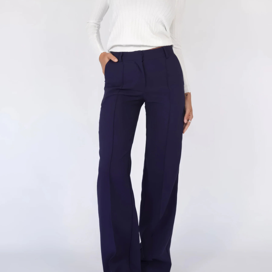 Zayla — High-Waisted Wide-Leg Pants | Flattering, Comfy & Versatile - perlanotturna