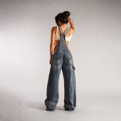 Elora – Trendy Wide-Leg Denim Jumpsuit for Women | Women’s Fashion Clothing Online - perlanotturna