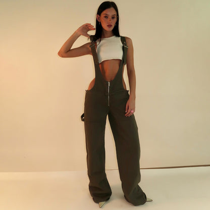 Elora – Trendy Wide-Leg Denim Jumpsuit for Women | Women’s Fashion Clothing Online - perlanotturna