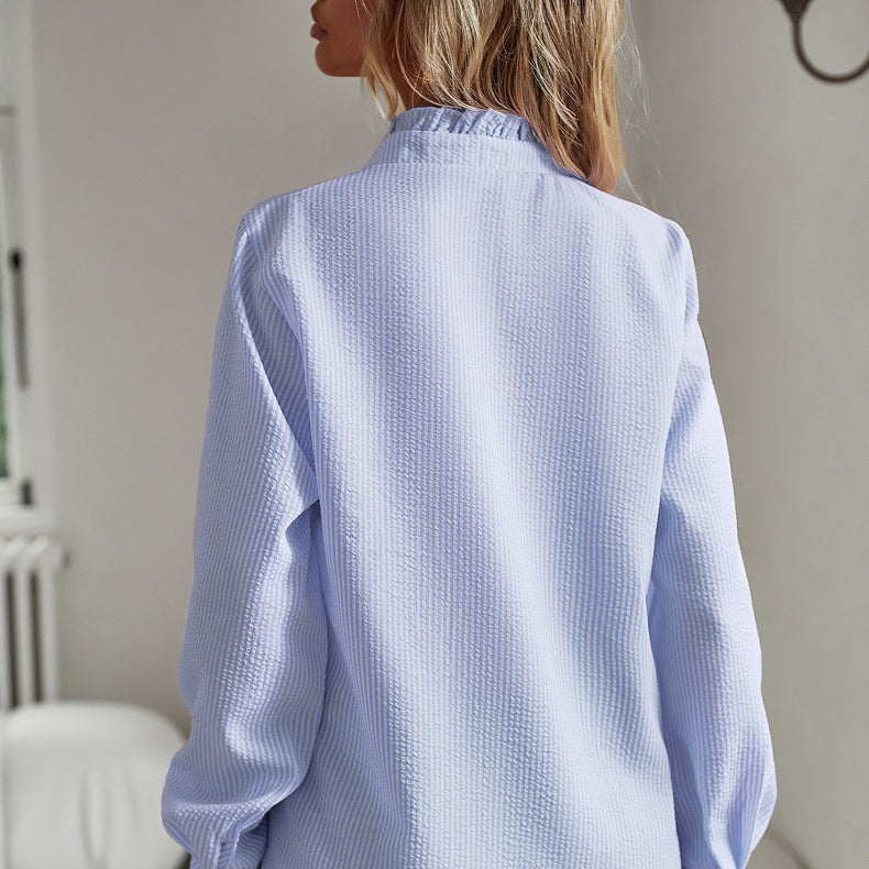 Arivia – Lightweight Striped Summer Blouse for Women | Trendy Women’s Fashion Clothing Online - perlanotturna