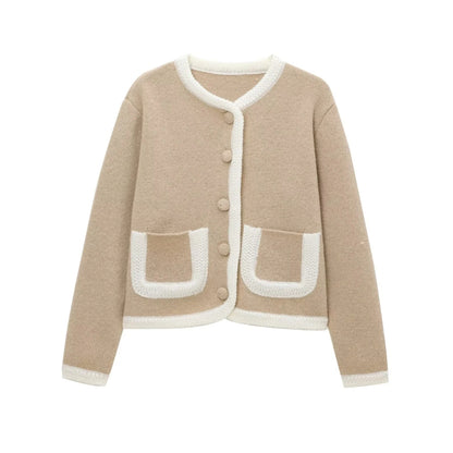 Lyra – Cozy Wool Knit Cardigan for Women | Fall 2025 Essential - perlanotturna
