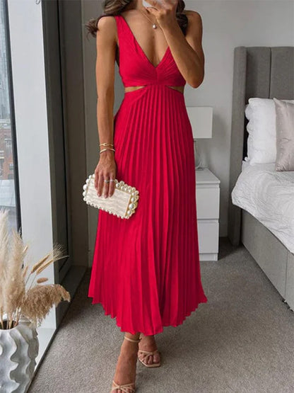 Virelle – Stretch Cutout Maxi Dress for Women | Trendy Women’s Dresses 2025 - perlanotturna