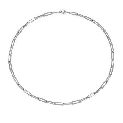 GoldMuse™ 14K Paperclip Chain – Bold, Lightweight & Timeless - perlanotturna
