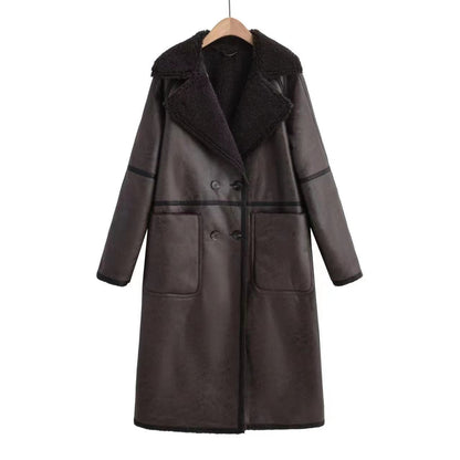 Elysia – Long Teddy Coat for Women | Warm, Stylish & Timeless Winter Fashion - perlanotturna