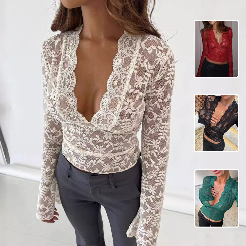 Seraphina – Flattering Lace Top for Confident, Trendy Looks - perlanotturna