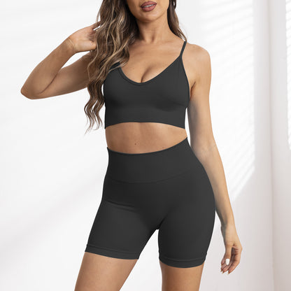 Oraya – Seamless Sports Bra & Shorts Set