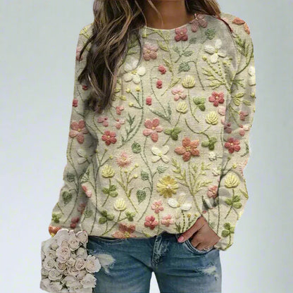 Florin™ – Women's Floral Hoodie - perlanotturna