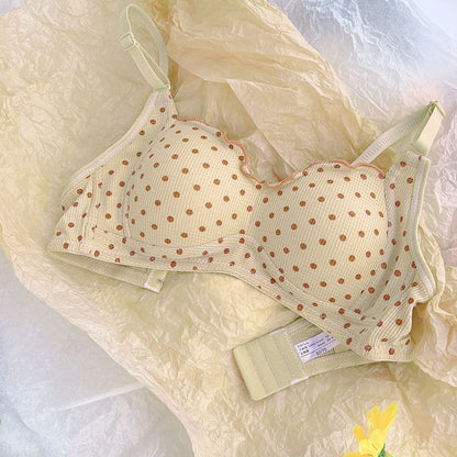 Aurevia – Dotted Frill Wireless Bra