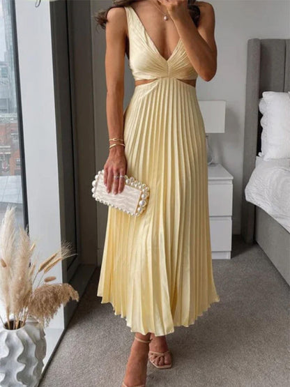 Virelle – Stretch Cutout Maxi Dress for Women | Trendy Women’s Dresses 2025 - perlanotturna