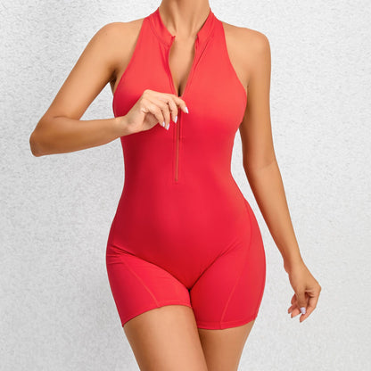 Zaria – Halter-Style Stretch Romper
