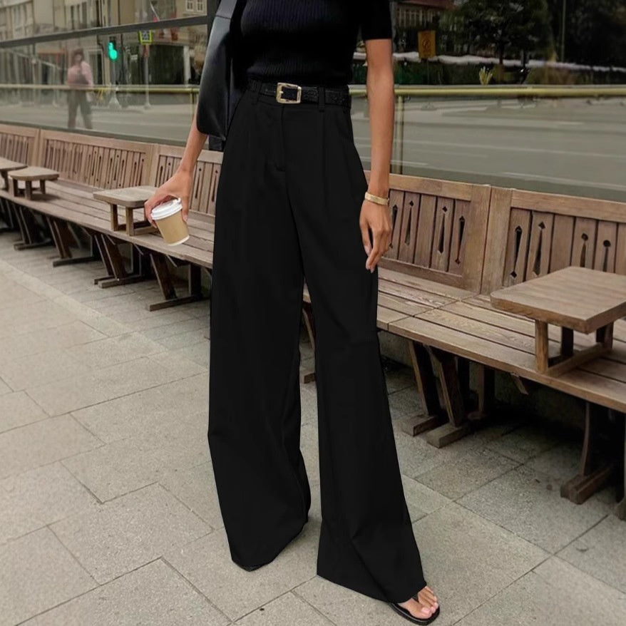 Velina – Flowy Wide-Leg Pants for Women | Effortless, Trendy & Comfy - perlanotturna