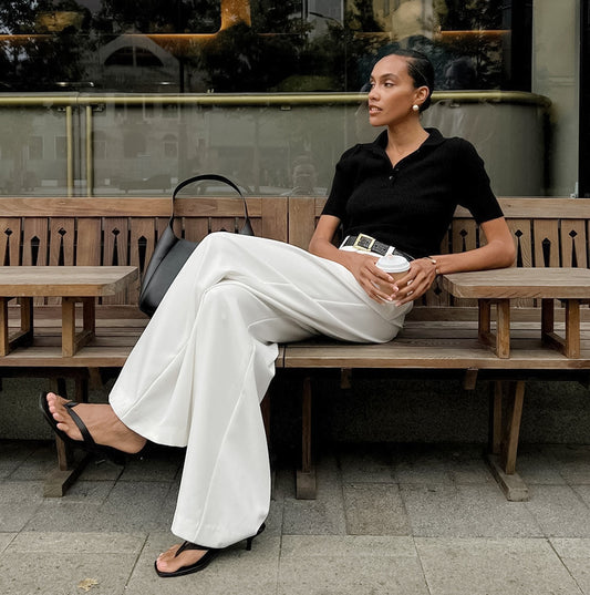 Velina – Flowy Wide-Leg Pants for Women | Effortless, Trendy & Comfy - perlanotturna