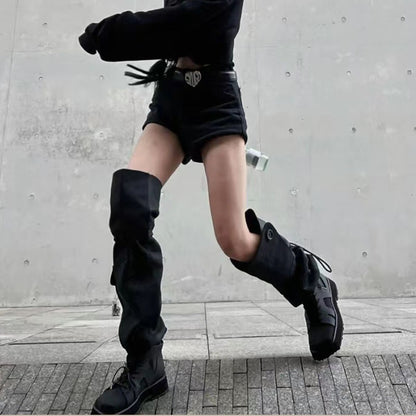 Luna – Chunky Over-The-Knee Boots for Bold Women - perlanotturna