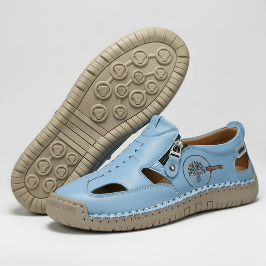 Evelyn™ — Hand-Stitched Slip-On Summer Loafers | No-Bend Zipper, Breathable & Cool All-Day Comfort - perlanotturna