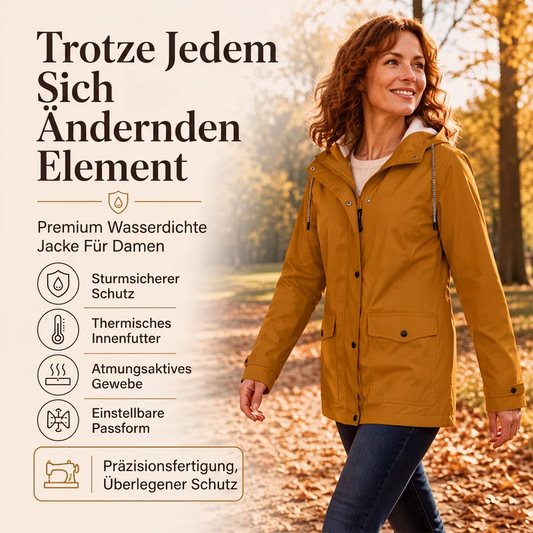 Neuheiten  Winddichte Jacke mit weichem Fleecefutter und Kapuze – für alle Wetterlagen - perlanotturna