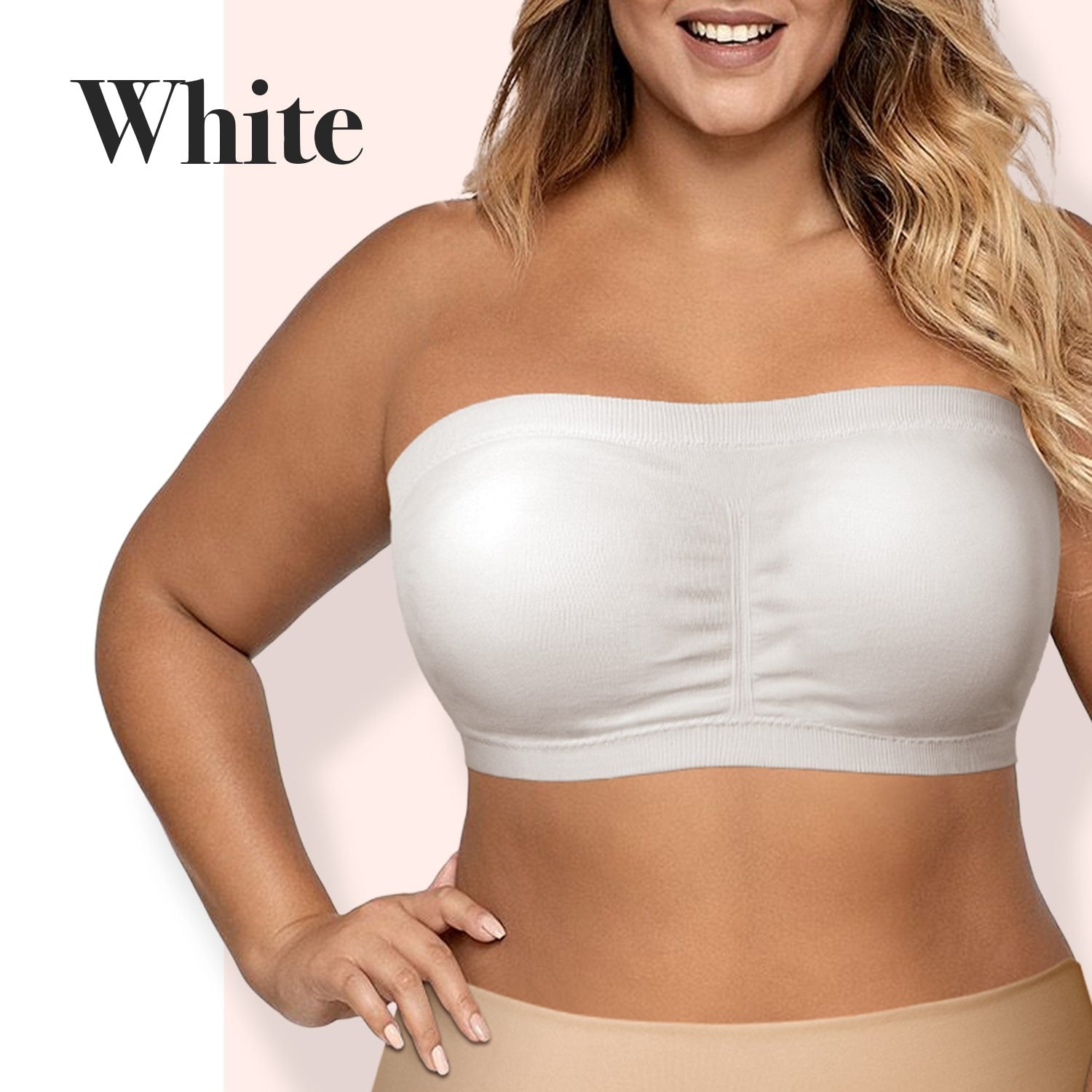 CloudyLift - Pure Comfort Wireless Strapless Bra - perlanotturna