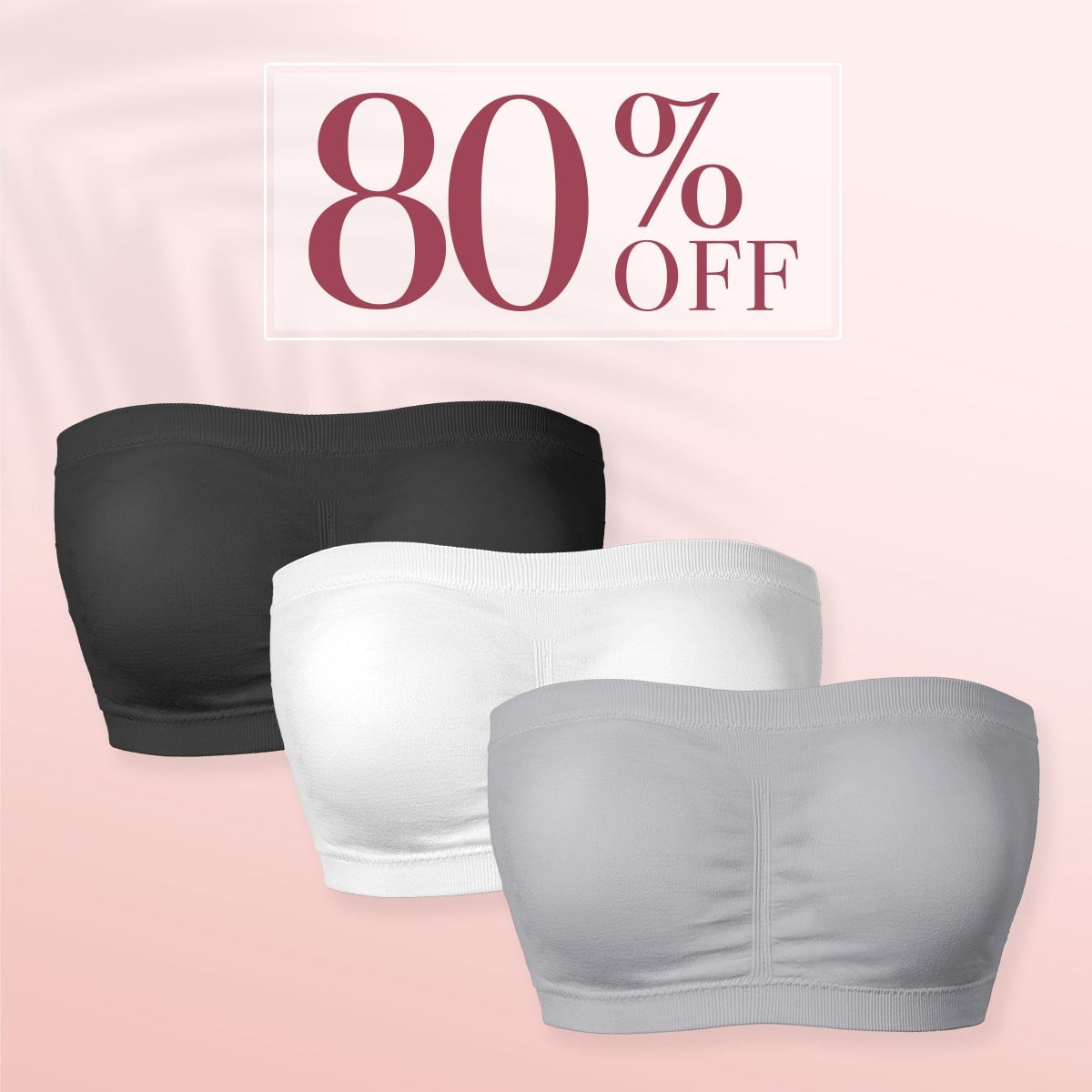 CloudyLift - Pure Comfort Wireless Strapless Bra - perlanotturna