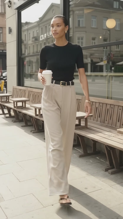 Velina – Flowy Wide-Leg Pants for Women | Effortless, Trendy & Comfy